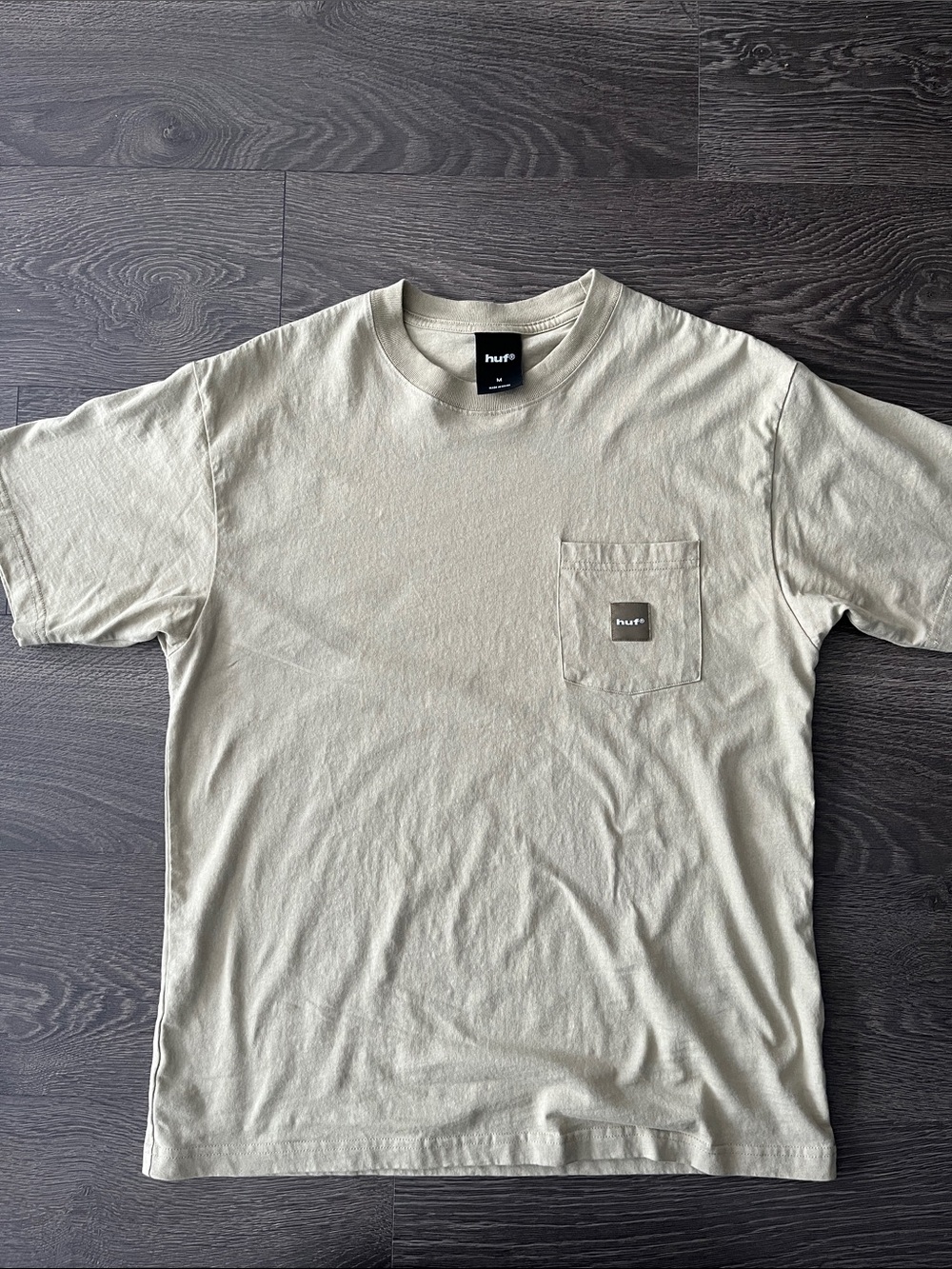 HUF Short Sleeve Pocket Tee in Olive Green
